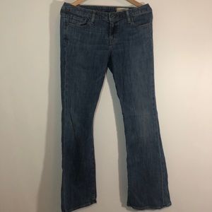 GAP 1969 flare legged jeans.